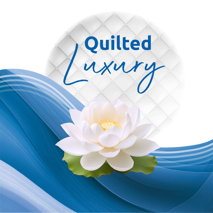 54 Roll Bulk Buy - Quilted 3 Ply White Non-Fragranced Toilet Rolls