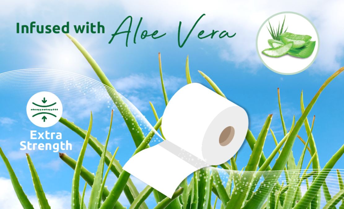 Phoenix Soft Aloe Vera Fragranced Quilted White 3 Ply Toilet Paper (120 Pack)