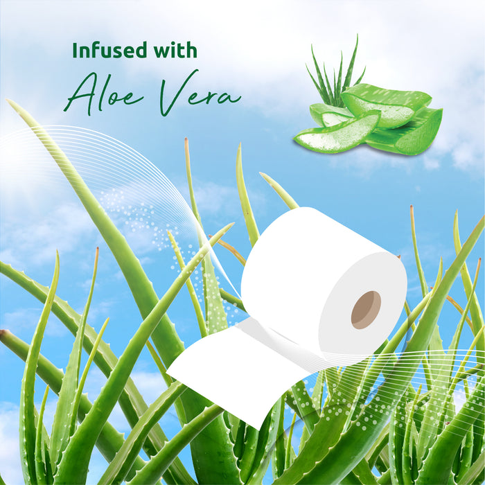 Phoenix Soft Aloe Vera Fragranced Quilted White 3 Ply Toilet Paper (84 Pack)