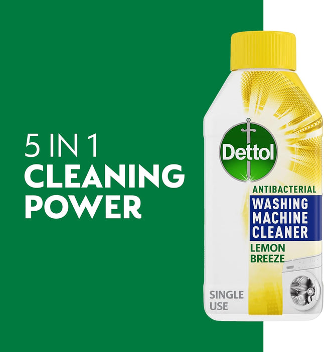 Dettol Lemon Breeze Washing Machine Cleaner, 250 ml, Pack of 3