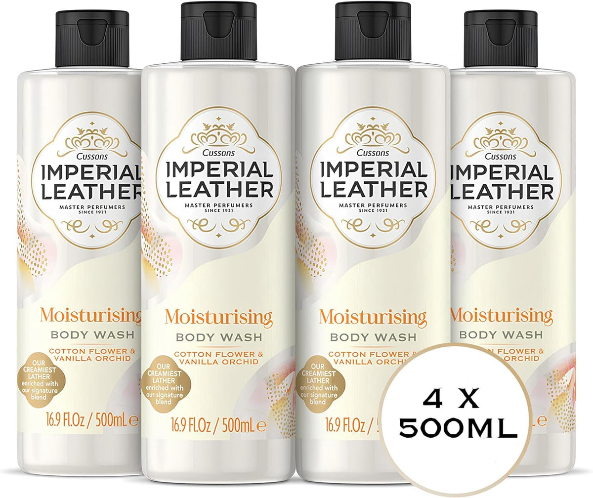 Imperial Leather Moisturising Shower Gel, Bulk Buy, Pack of 4 x 500ml — Alta Essentials