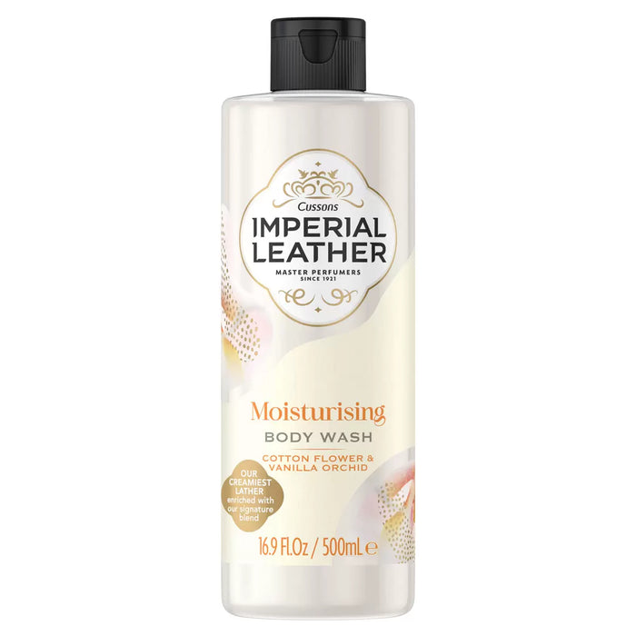 Imperial Leather Moisturising Body Wash with Cotton Flower & Vanilla Orchid 4 x 500ml