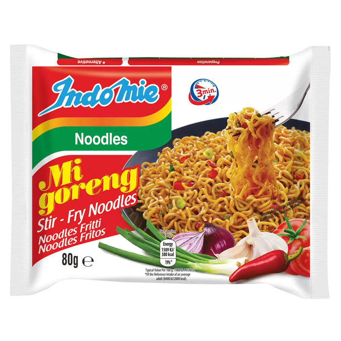 Indomie Mi Goreng Stir Fry Noodles, 40 x 80g