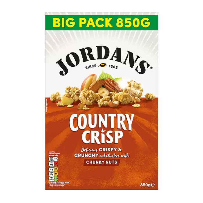 Jordans Country Crisp Chunky Nuts, 2 x 850g
