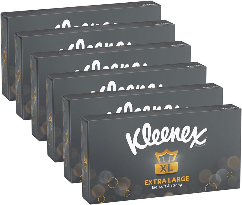 Kleenex Extra Large Tissues, 6 x 90 Tissues