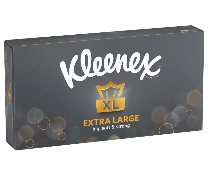 Kleenex Extra Large Tissues, 6 x 90 Tissues