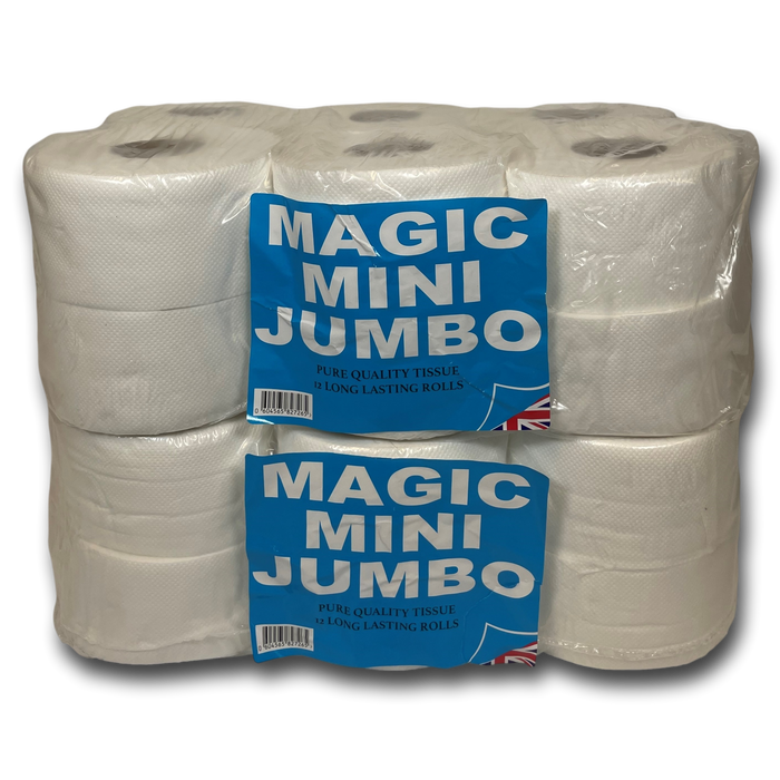 Magic Mini Jumbo 24 Long Lasting Rolls (2 X 12) 100m 4800 Sheets