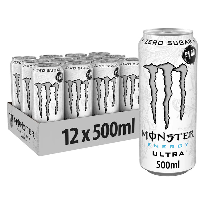 Monster Zero Sugar Energy Ultra 12 x 500ml