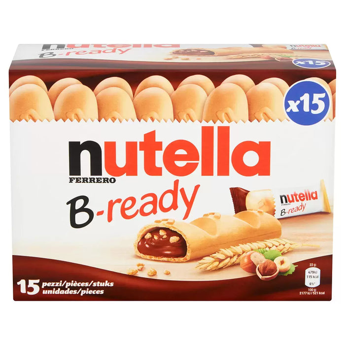 Nutella B-Ready, 15 x 22g