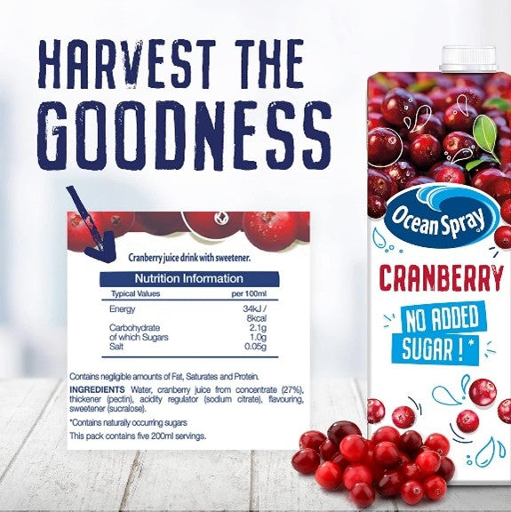 Ocean Spray Cranberry Classic 12 x 1L