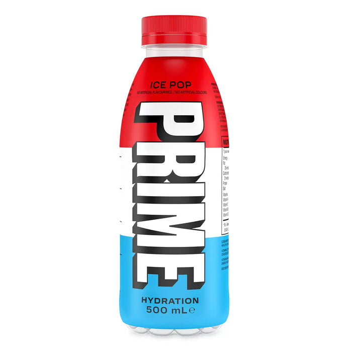 PRIME Hydration Ice Pop Drink, 12 x 500ml