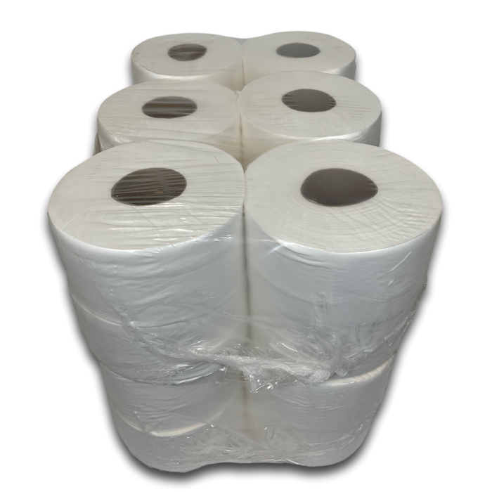 Phoenix Mini Jumbo 150m 2 Ply 2 x 12 Rolls (24 Rolls, 21,168 sheets)