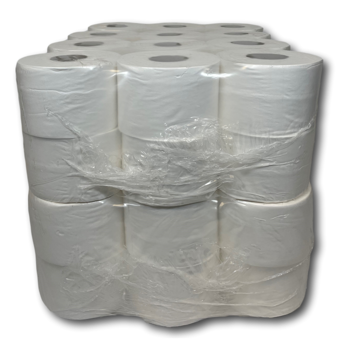 Phoenix Mini Micro Toilet Roll 90m 2 Ply 1 x 48 Rolls (25,392 sheets)