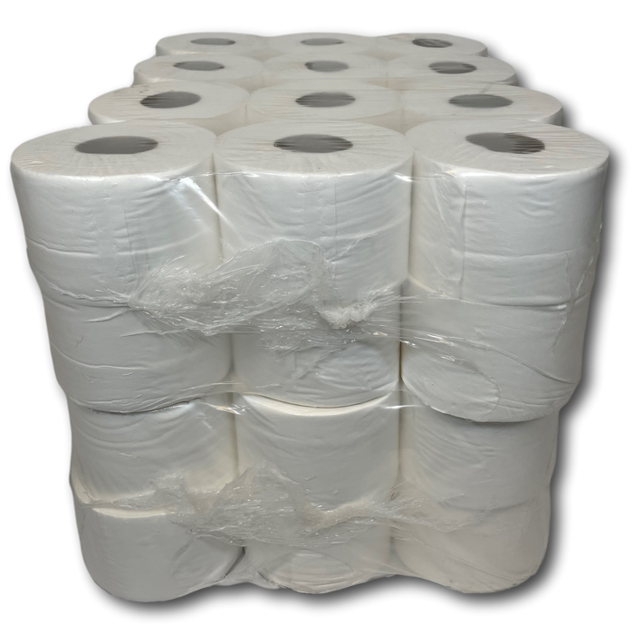 Phoenix Mini Micro Toilet Roll 90m 2 Ply 1 x 48 Rolls (25,392 sheets)