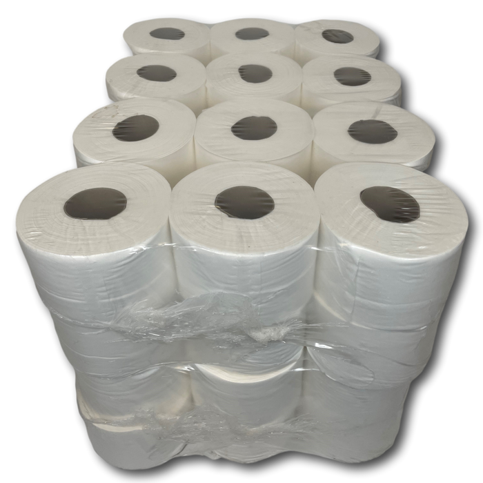 Phoenix Mini Micro Toilet Roll 90m 2 Ply 1 x 48 Rolls (25,392 sheets)