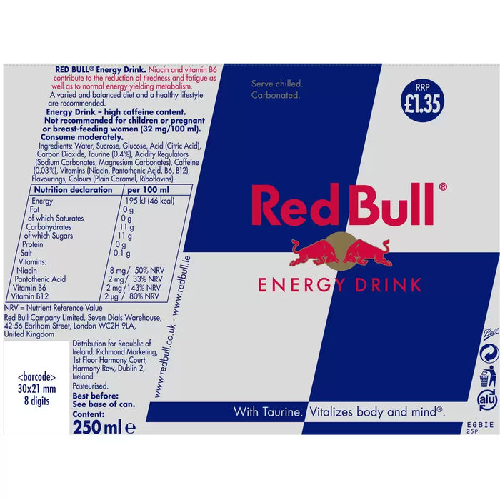 Red Bull 24 x 250ml