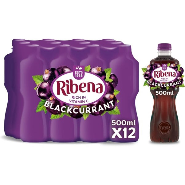 Ribena Blackcurrant (Ready To Drink) 12 x 500ml