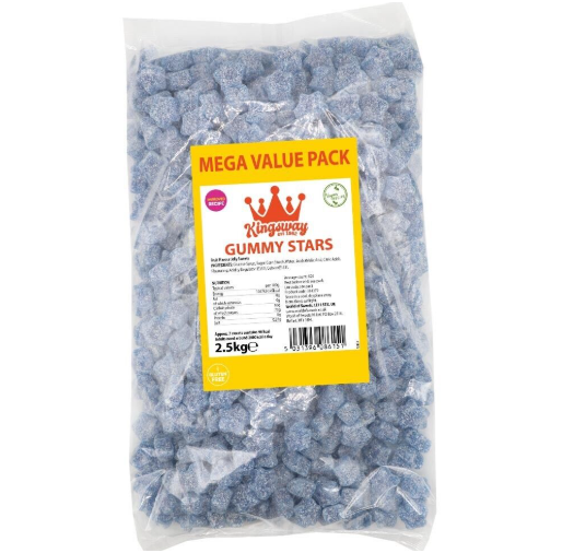 Kingsway Vegan Mega Value Gummy Stars Bag 2.5kg