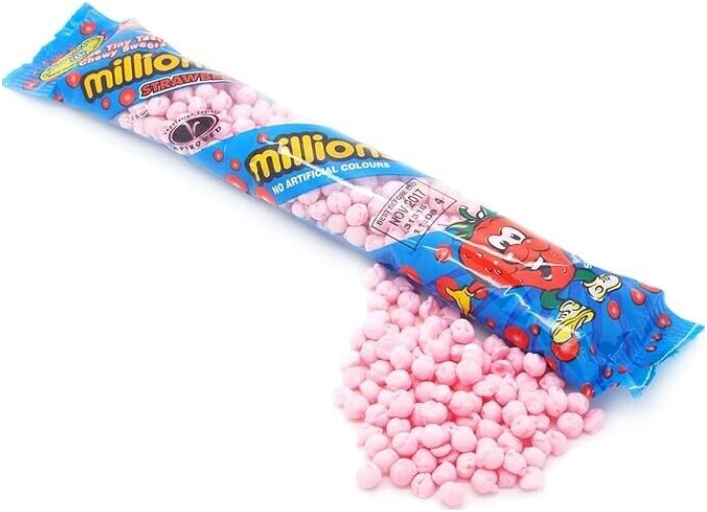 Millions Strawberry Tube 55g