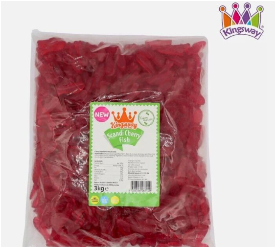 Kingsway Vegan Cherry Fish Bag 3kg