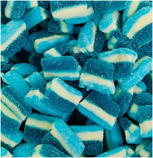 Sweetzone Blue Raspberry Slices Bag 1kg