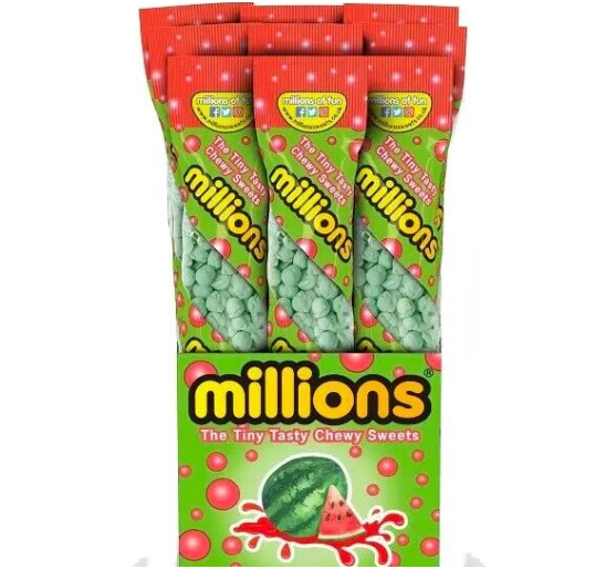 Millions Limited Edition Watermelon Tubes 55g