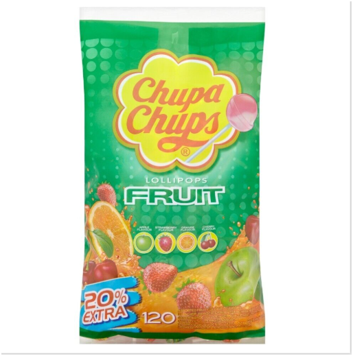 Chupa Chups Fruit Lollipops 1.4kg