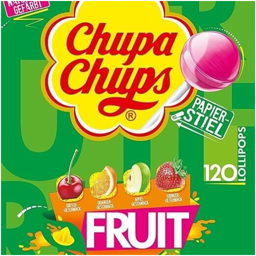 Chupa Chups Fruit Lollipops 1.4kg