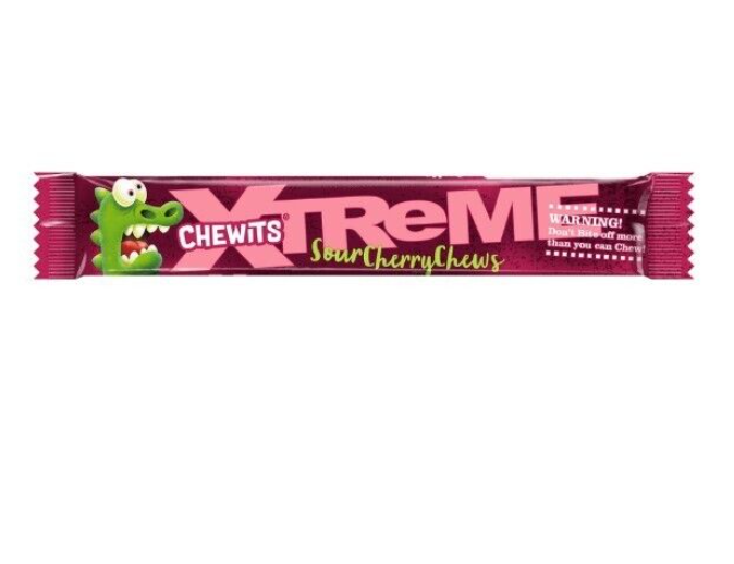 Chewits Xtreme Extremely Cherry Chews Packs 34g