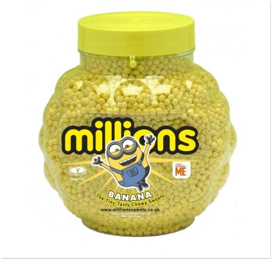 Millions Minion Banana Jar 2.27kg