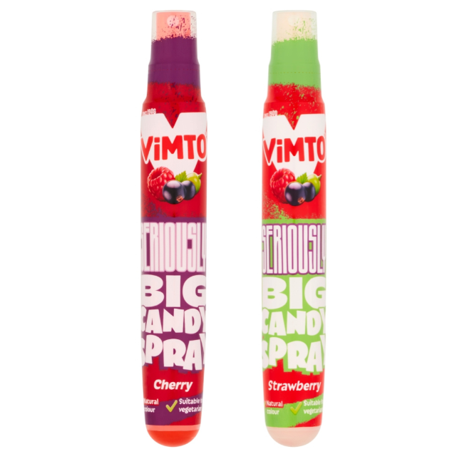 Vimto Strawberry & Cherry Giant Candy Spray 60ml