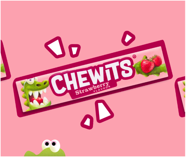 Chewits Strawberry Flavour Stick Pack 30g