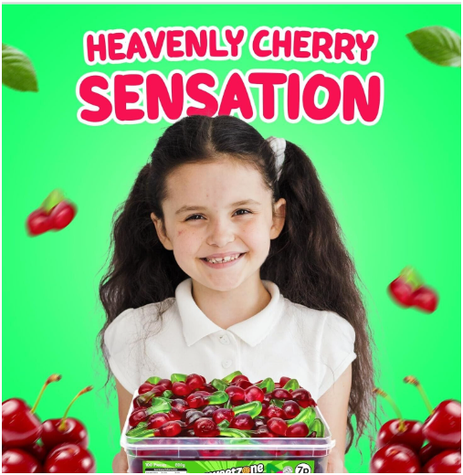 Sweetzone Twin Cherries Tub 800g