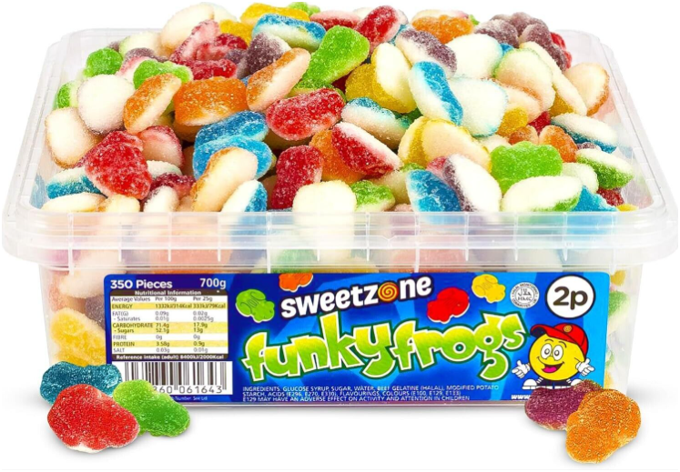 Sweetzone Funky Frogs Tub 700g