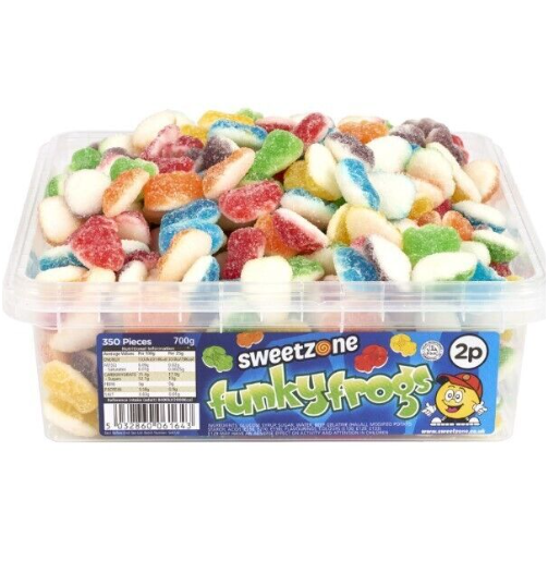 Sweetzone Funky Frogs Tub 700g