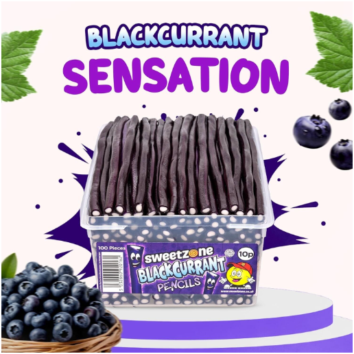 Sweetzone Blackcurrant Pencils