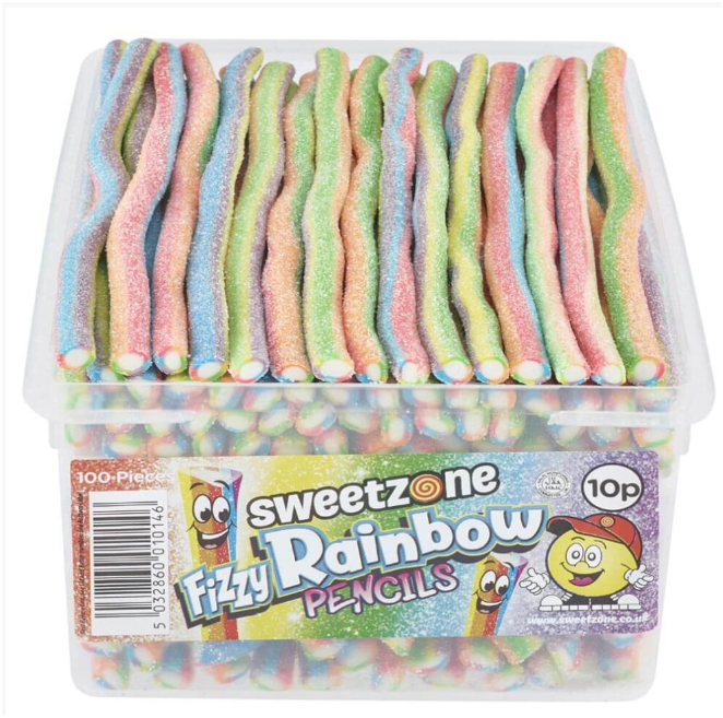 Sweetzone Rainbow Pencils Tub