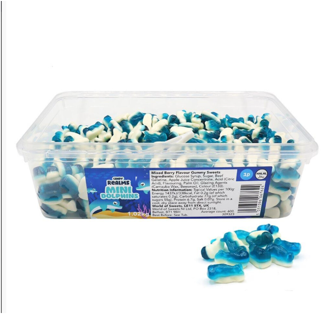 Candy Realms Mini Dolphins Tub 1.02kg