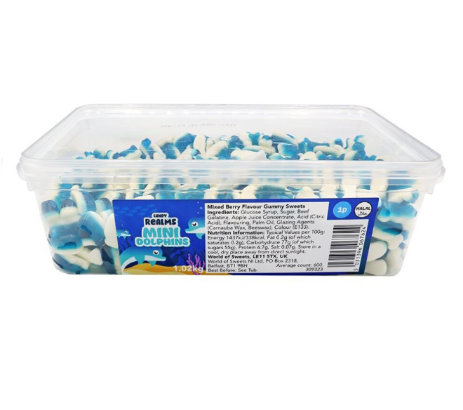 Candy Realms Mini Dolphins Tub 1.02kg