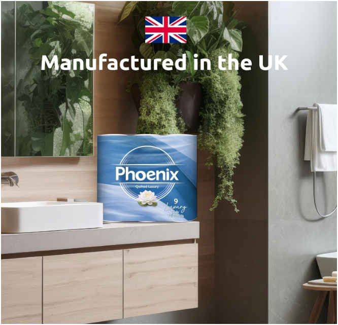 Phoenix 90 Toilet Rolls 3 Ply – Bulk Aloe Vera & Unscented Luxury Quilted Variety Pack, Soft, Strong & Fresh Bathroom Tissue