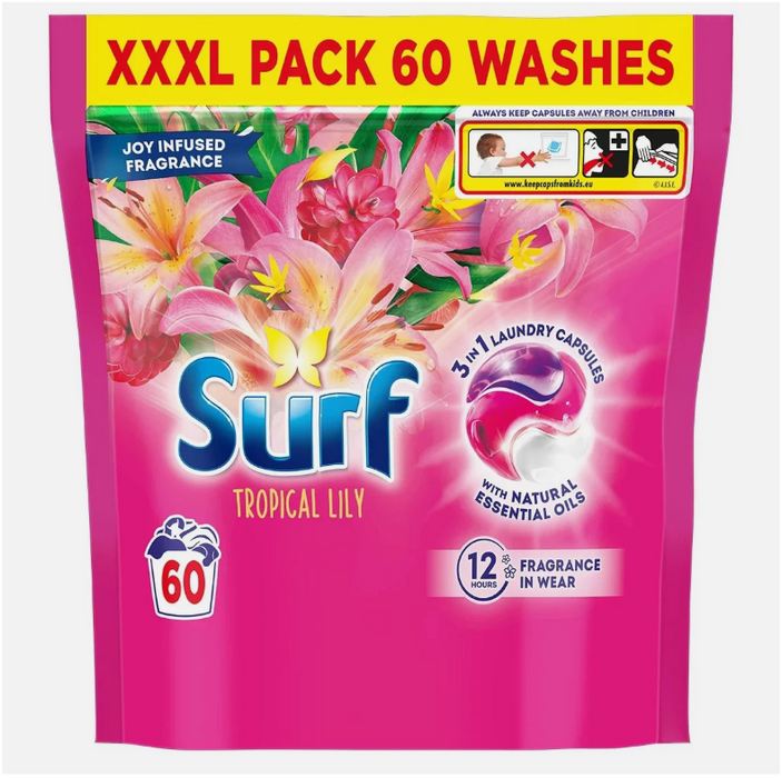 Surf Laundry Capsules – 60 Wash