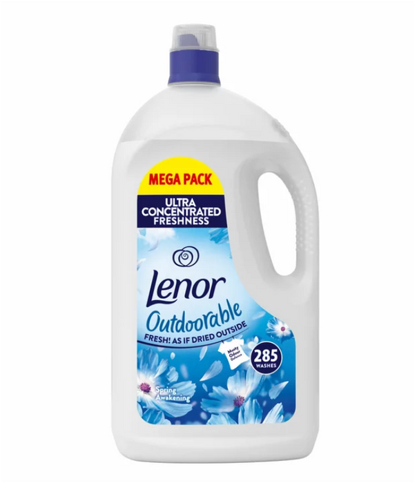 Lenor Outdoorable Spring Awakening Fabric Conditioner – 285 Wash (3.99L)