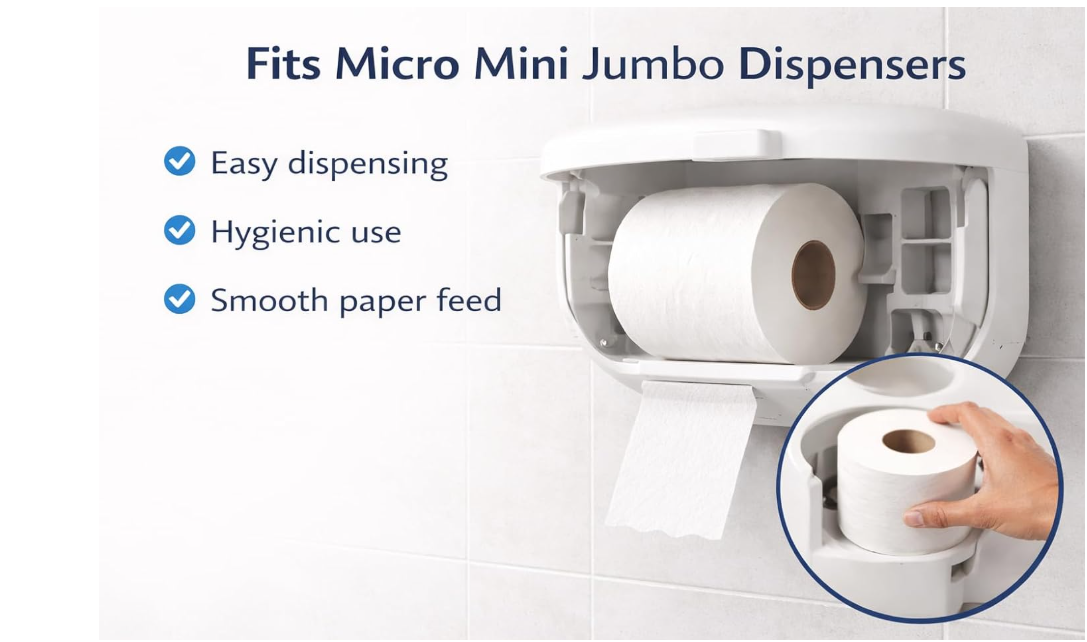Phoenix Micro Mini Toilet Rolls 125m 2 Ply 24 Pack