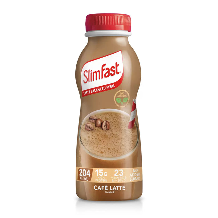 Slimfast Cafe Latte Shakes, 6 x 325ml