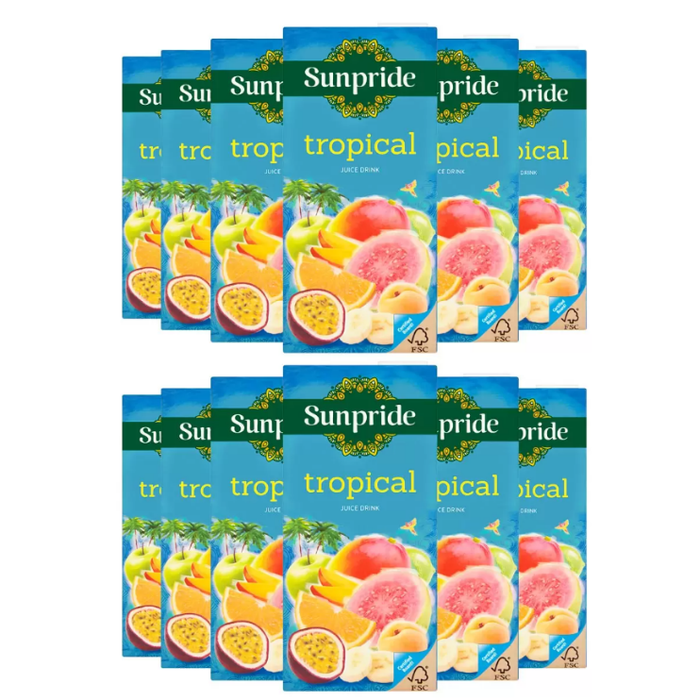 Sunpride Tropical Juice 12 x 1L