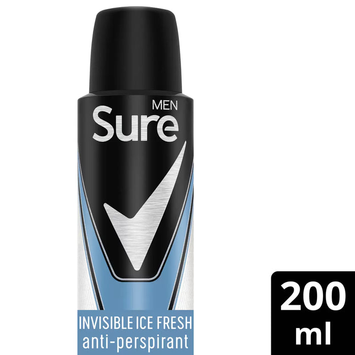 Sure Men Invisible Ice Fresh Anti-Perspirant, 6 x 200ml