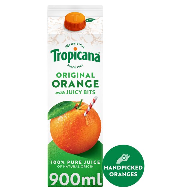 Tropicana Original Orange Juice 4 x 900ml