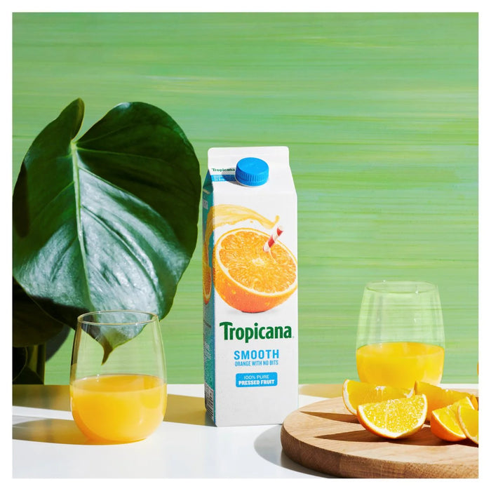 Tropicana Smooth Orange Juice 4 x 900ml