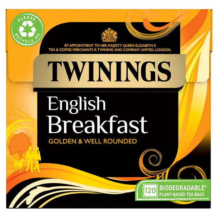 Twinings English Breakfast Tea Bags, 3 x 120 Pack