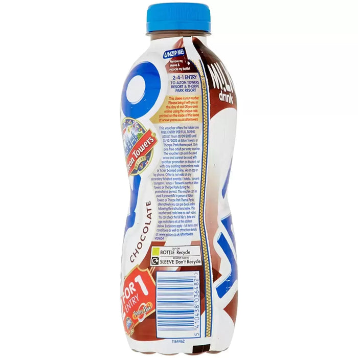 Yazoo Chocolate Milkshake, 10 x 400ml